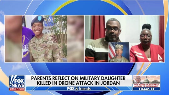 Parents of soldier killed in Jordan reflect on their daughter's life: 'I just miss her'