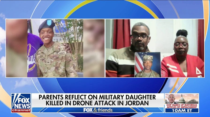 Parents of soldier killed in Jordan reflect on their daughter's life: 'I just miss her'