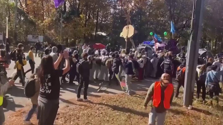 Atlanta 'Cop City' protesters clash with police