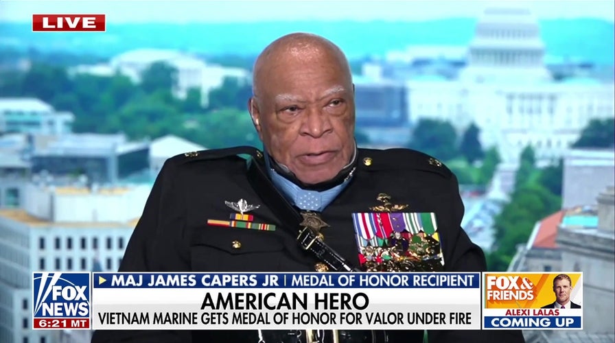 Marine Maj. James Capers Jr. receives Medal of Honor, shares life lessons