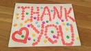 Amid coronarvirus crisis, kids send hundreds of thank you cards to hospital workers
