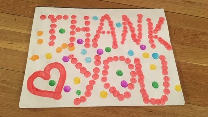 Amid coronarvirus crisis, kids send hundreds of thank you cards to hospital workers