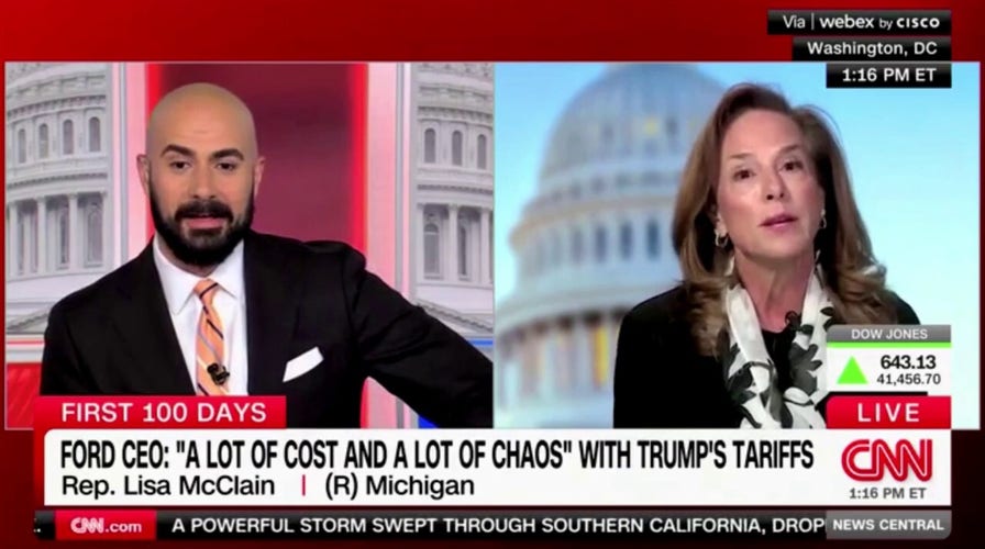 Rep. Lisa McClain calls out CNN host for 'the sky is falling' narrative, says people need to 'relax'