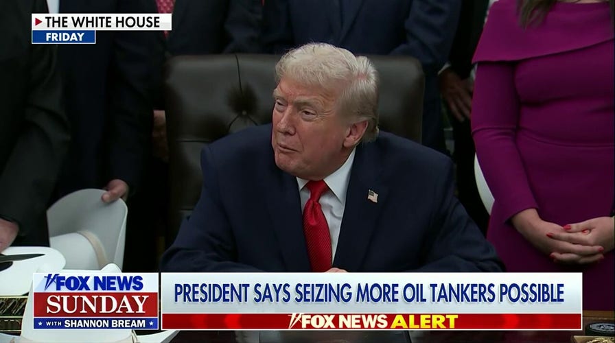 Trump pressed on likelihood of more oil tanker seizures as tension with Venezuela mounts