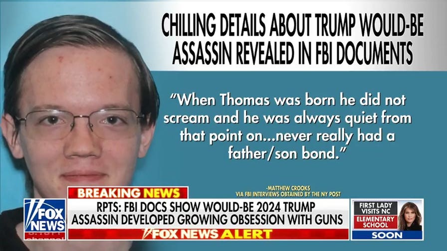 New information revealed about would-be Trump assassin Thomas Crooks