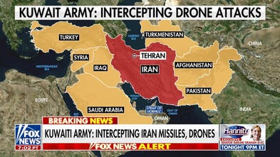 Iran strikes intensify as Kuwait intercepts attacks in Middle East