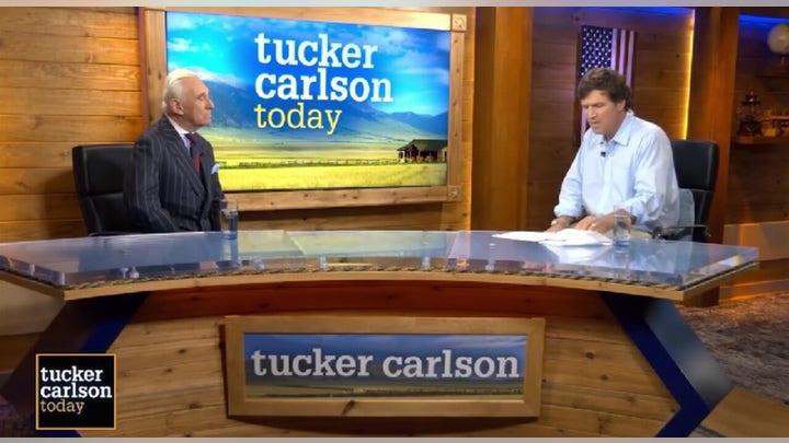 Roger Stone interview with Tucker Carlson, part two