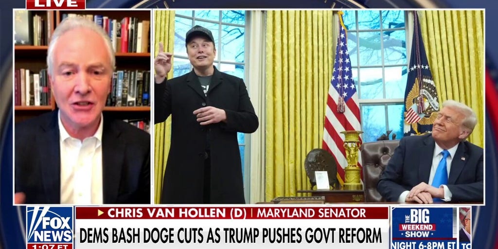 Dem senator slams Musk over DOGE reforms: 'This is an idiotic way to go about trying to make changes'