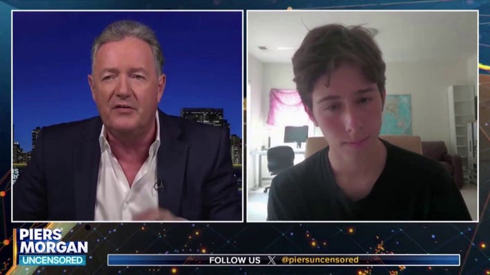 Piers Morgan unloads on Ivy League student for antisemitic comment