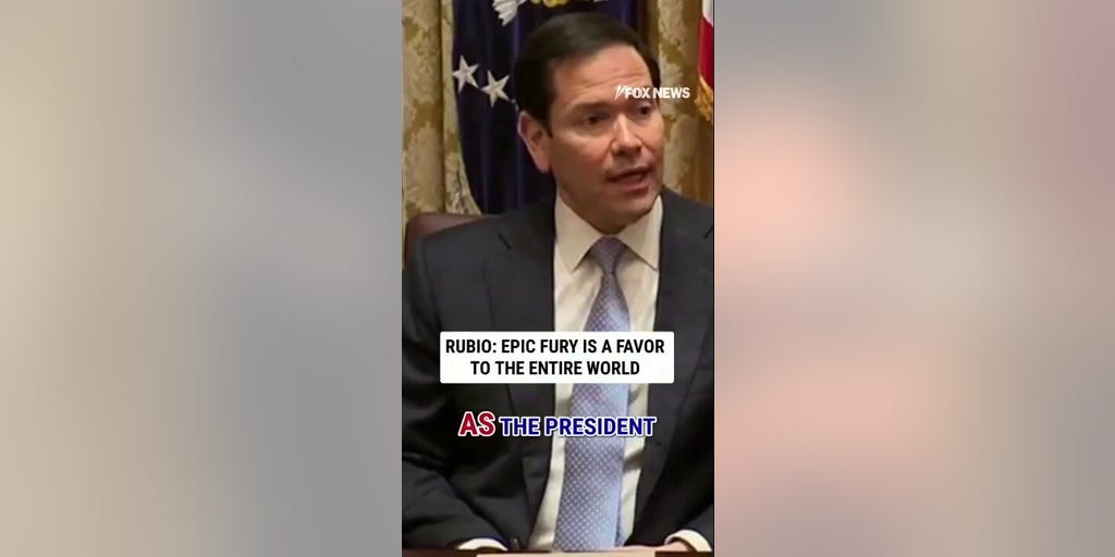 Rubio: Epic Fury is a favor to the ENTIRE world