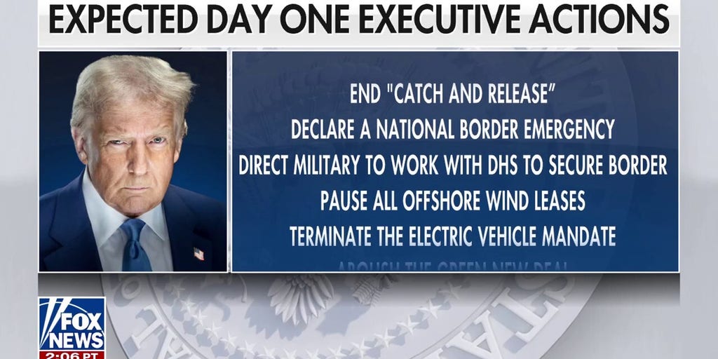 Trump slated to declare national border emergency, unleash American energy in 'action-taking' first day