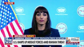 Movement of carrier strike group into Middle East sends a 'huge message of deterrence': Sabrina Singh - Fox News