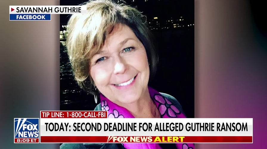 Desperate search for Nancy Guthrie enters day 9 with alleged ransom deadline