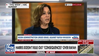 VP Harris refuses to rule out 'consequences' over possible Rafah invasion - Fox News