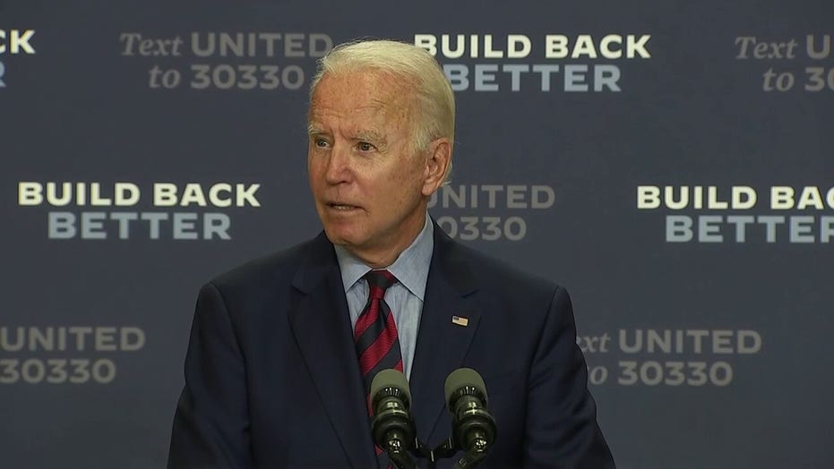 Biden Calls Qanon Movement Mortifying And Dangerous Slams Trump On Jobs Fox News