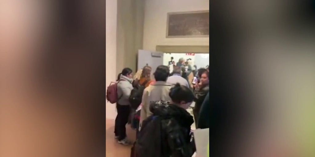 Pro-Palestinian protestors take over Barnard College building