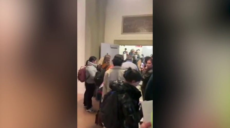 Pro-Palestinian protesters take over Barnard College building