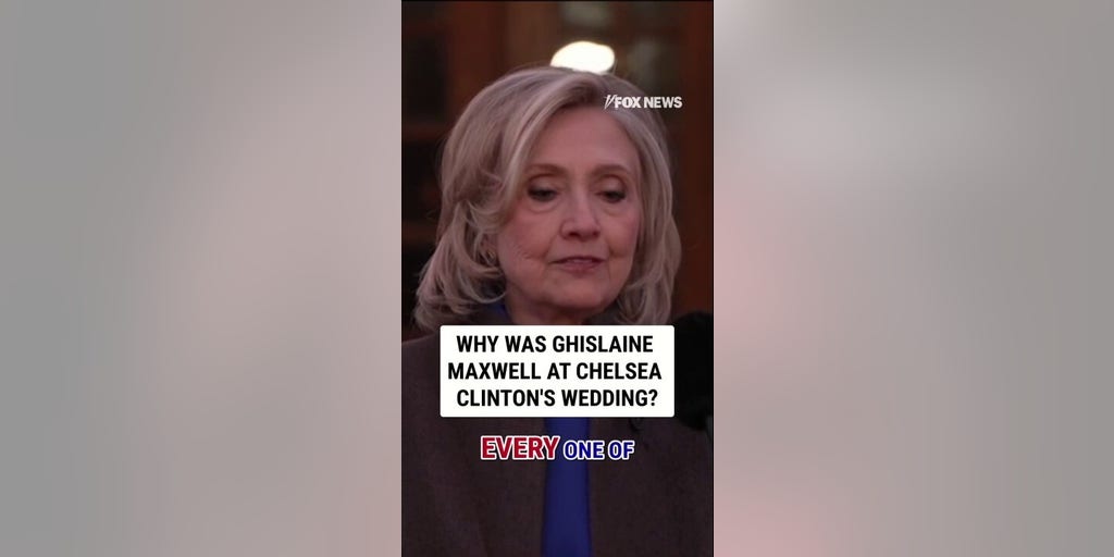 Why was Ghislaine Maxwell at Chelsea Clinton's wedding?