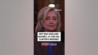 Why was Ghislaine Maxwell at Chelsea Clinton's wedding?