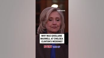 Why was Ghislaine Maxwell at Chelsea Clinton's wedding?