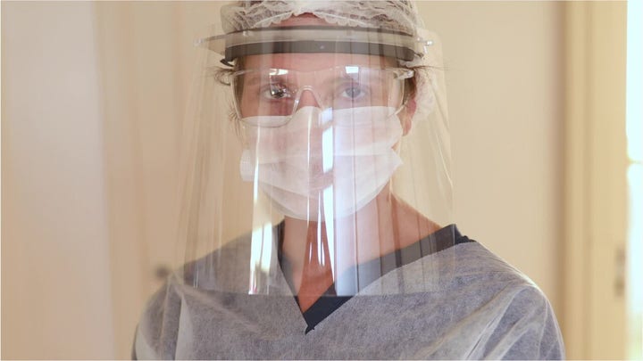 Face shields may offer less protection from coronavirus, study shows