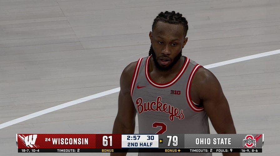 Bruce Thornton surpasses 2,000 career points, extends Ohio State's lead in upset bid vs. Wisconsin