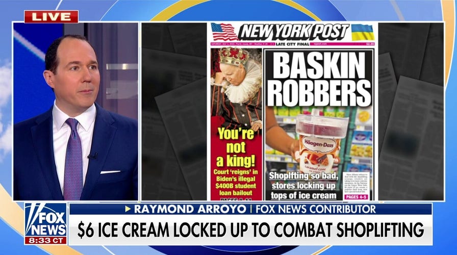 Supermarkets lock up ice cream amid shoplifting