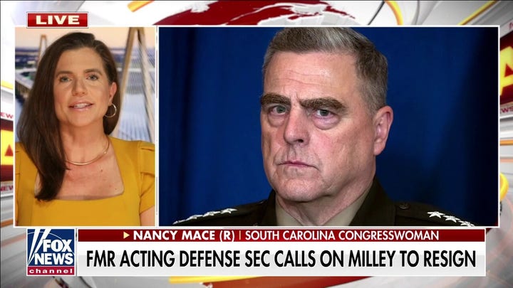 Nancy Mace calls for probe into Milley allegations: 'You don't subvert the chain of command'