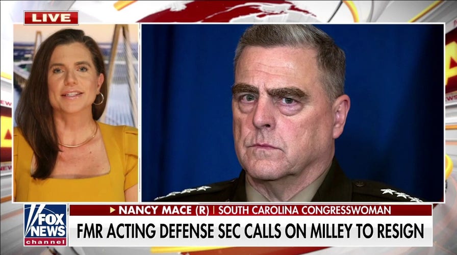 Nancy Mace calls for probe into Milley allegations: 'You don't subvert the chain of command'