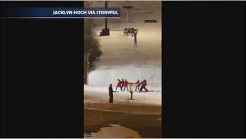 Skier in NY rescued after dangling from chairlift at resort, video shows