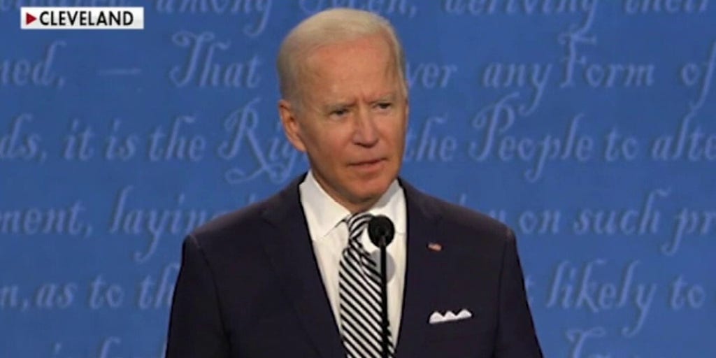 Joe Biden Ducks Court-packing Questions Following First Debate | Fox ...