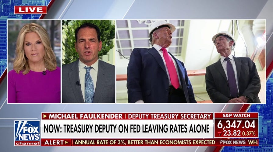 Data shows inflation is coming down and should be accompanied by a recalibration of interest rates: Deputy Treasury Secretary Michael Faulkender