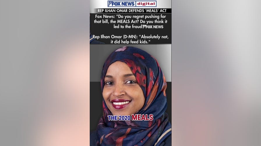Ilhan Omar DEFENDS legislation tied to fraud scandal