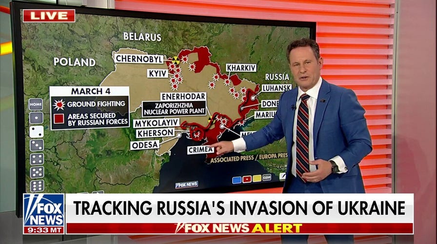Brian Kilmeade predicts how the Russian invasion plans to encircle Kyiv