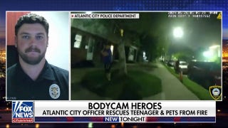 'It's my job': Police officer saves teen, pets from fire - Fox News