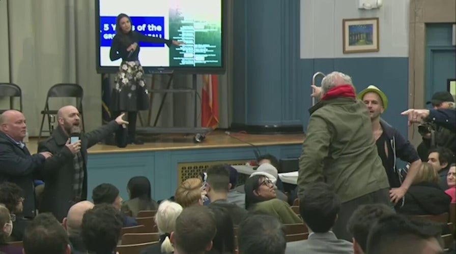 AOC heckled in town hall: all you care about is illegal aliens