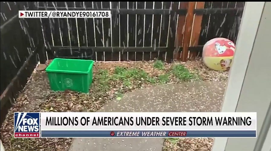 Millions of Americans under severe storm warning