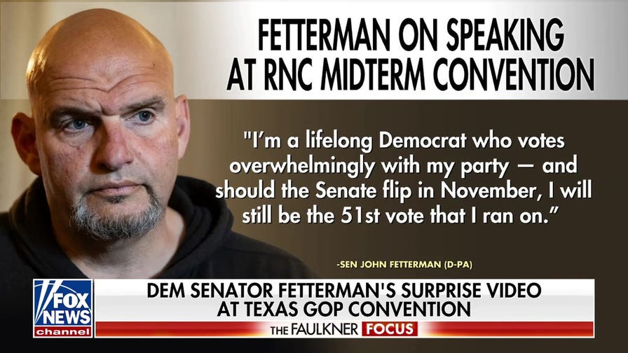 Surprise Fetterman video shown at Texas GOP convention
