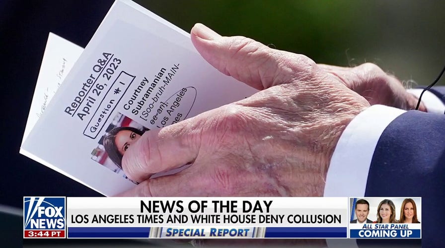 Note card controversy reinforces notion advisors are shielding Biden from the press: Kurtz