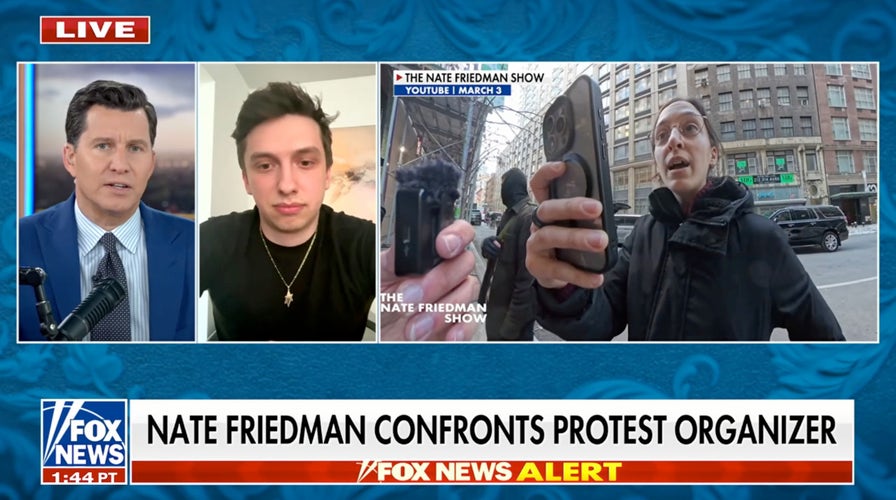 Podcast host details reports on funding of pro-Iran demonstrations