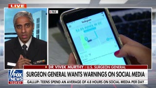 Surgeon general calls for warning labels on social media as kids face mental health threats - Fox News