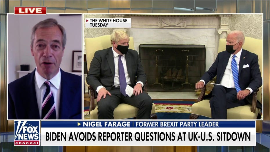 Nigel Farage on Biden's 'utterly bizarre' meeting with Boris Johnson: Is he actually 'fit' for office?