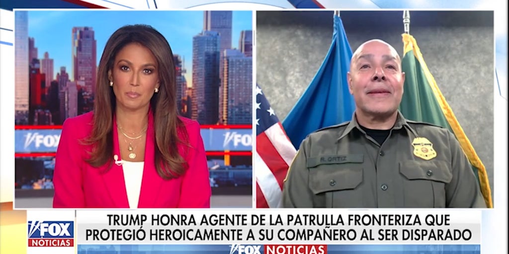 ¡Agente de la Patrulla Fronteriza honrado por el presidente Trump!