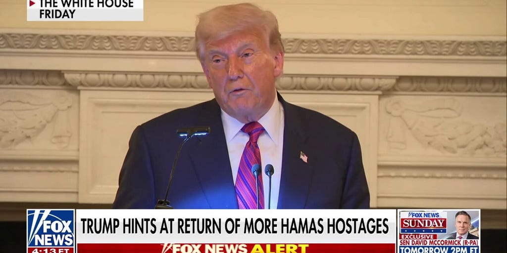 Trump hints at release of more Hamas hostages after scoring cryptocurrency win