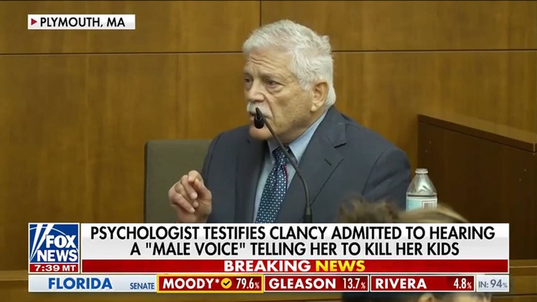Psychologist testifies Clancy admitted hearing 'male voice' telling her to kill her children