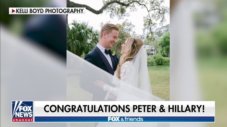 Fox News' Peter Doocy marries FOX Business' Hillary Vaughn
