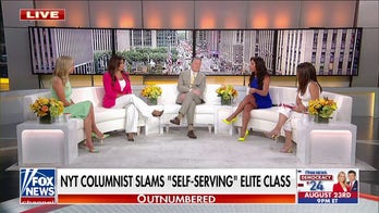 NYT columnist calls out 'self-serving' elite class