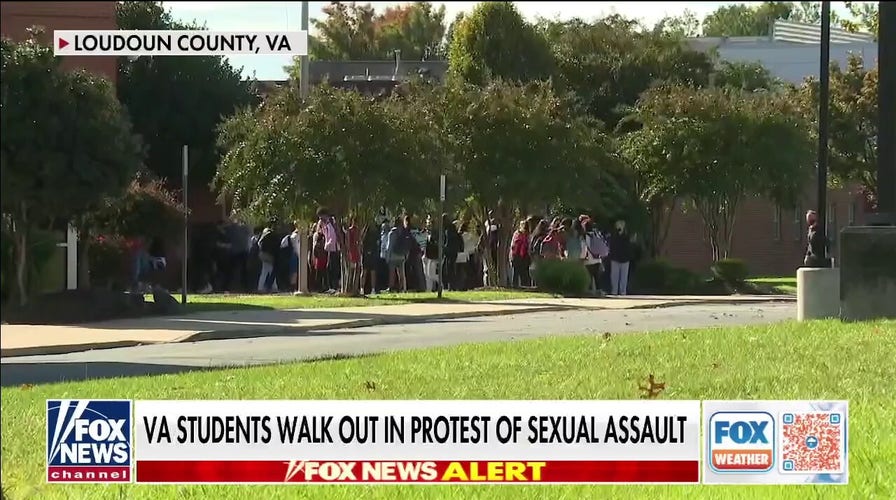 High school students stage walkout in response to sexual assault in Loudoun County