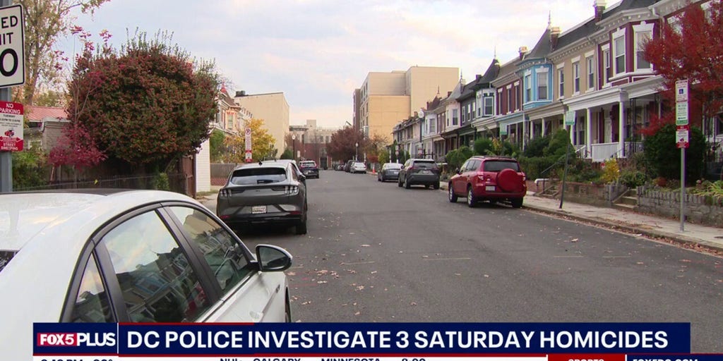 Three homicides in weekend crime spree in Washington, DC