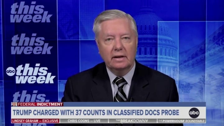 Sen. Lindsey Graham clashes with ABC host over Trump indictment